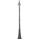 Orion 1 Light 94.63 inch Black Post Light, Solar